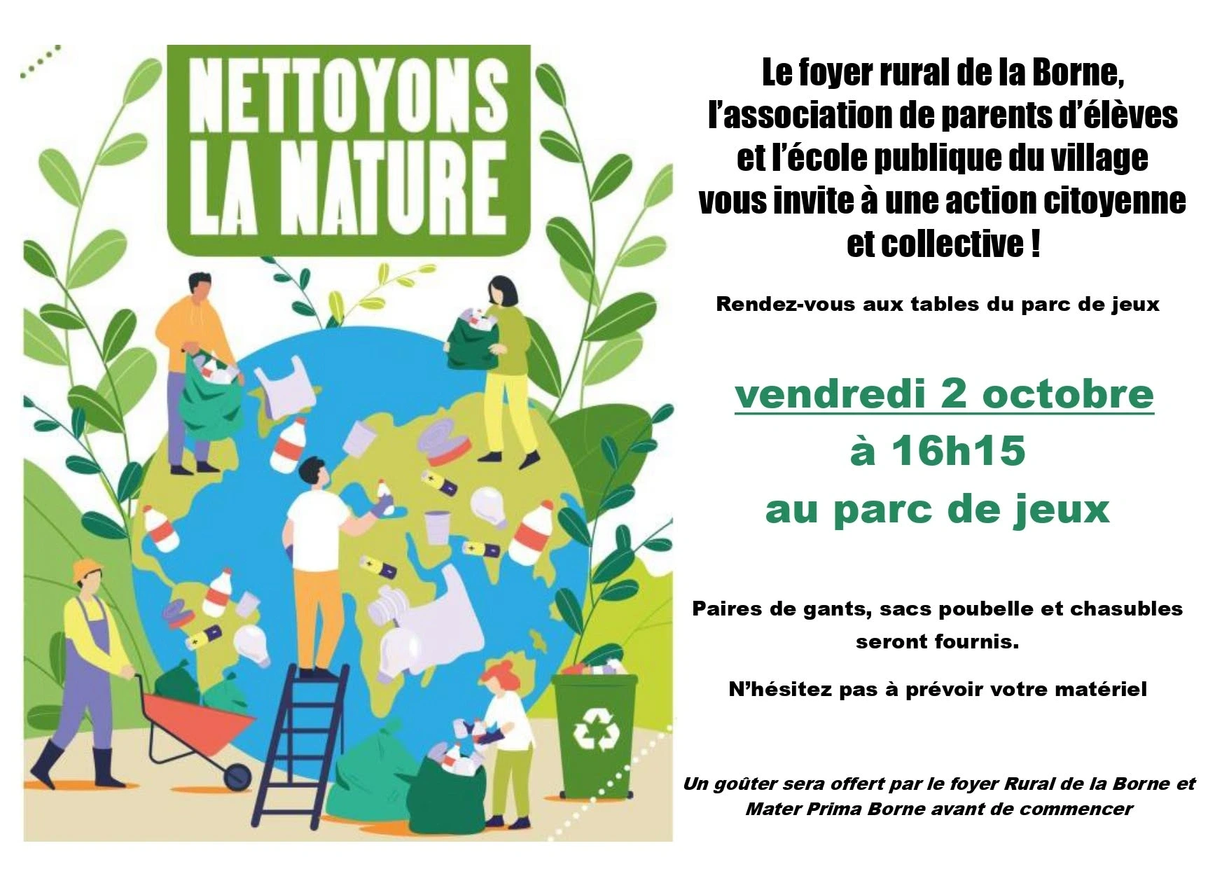 NETTOYONS LA NATURE
