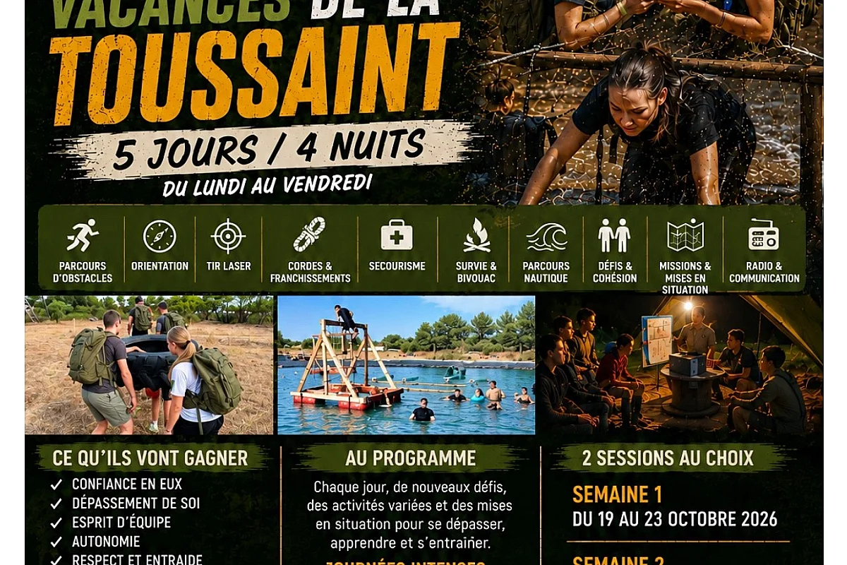 Camp jeunes vacances de la Toussaint