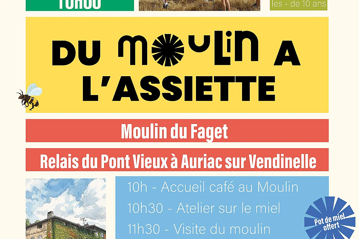 DU MOULIN À L'ASSIETTE