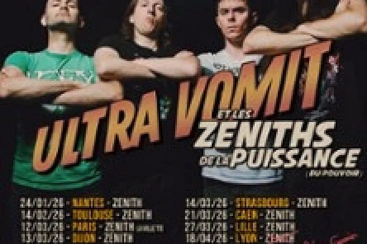 Ultra Vomit - Les Zéniths de la Puissance - Tournée