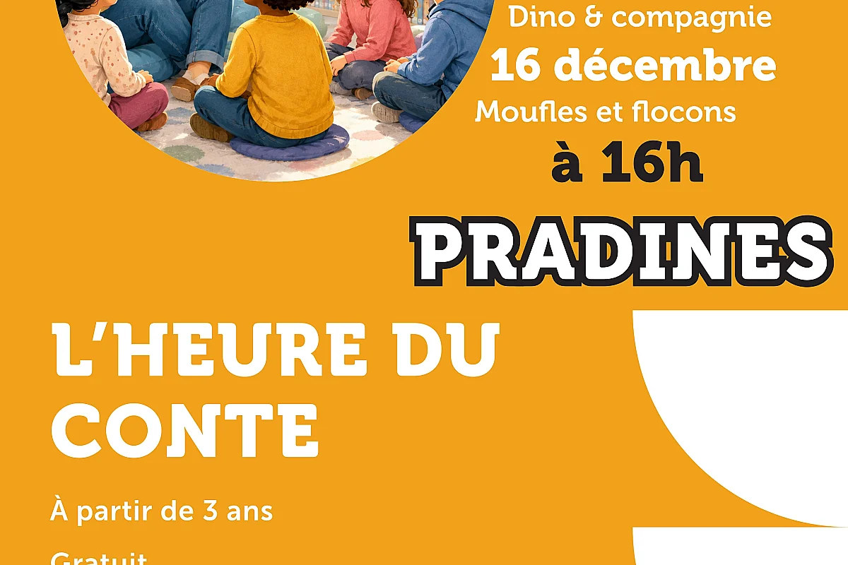 L’heure du conte à la médiathèque de Pradines