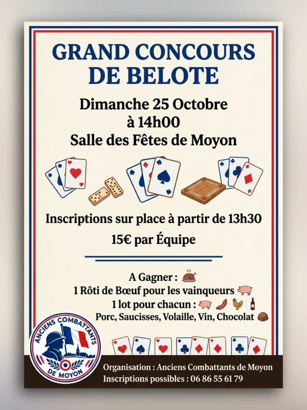 Concours de belote