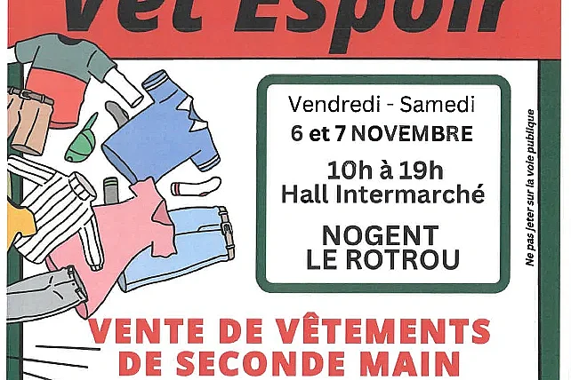 Sapins de l’Espoir I Vente solidaire de vêtements de seconde main