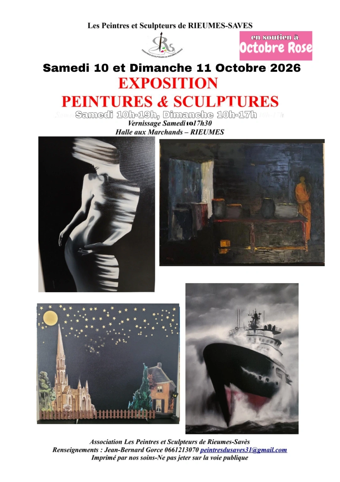 EXPOSITION DES « PEINTRES ET SCULPTEURS DE RIEUMES-SAVÈS »