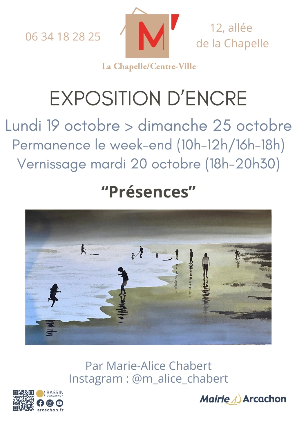 Exposition d'encre par Marie Alice Chabert - M' La Chapelle / Centre-Ville