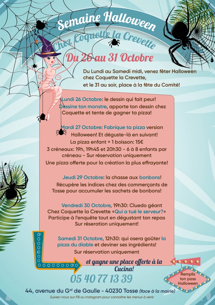 Halloween chez Coquette La Crevette