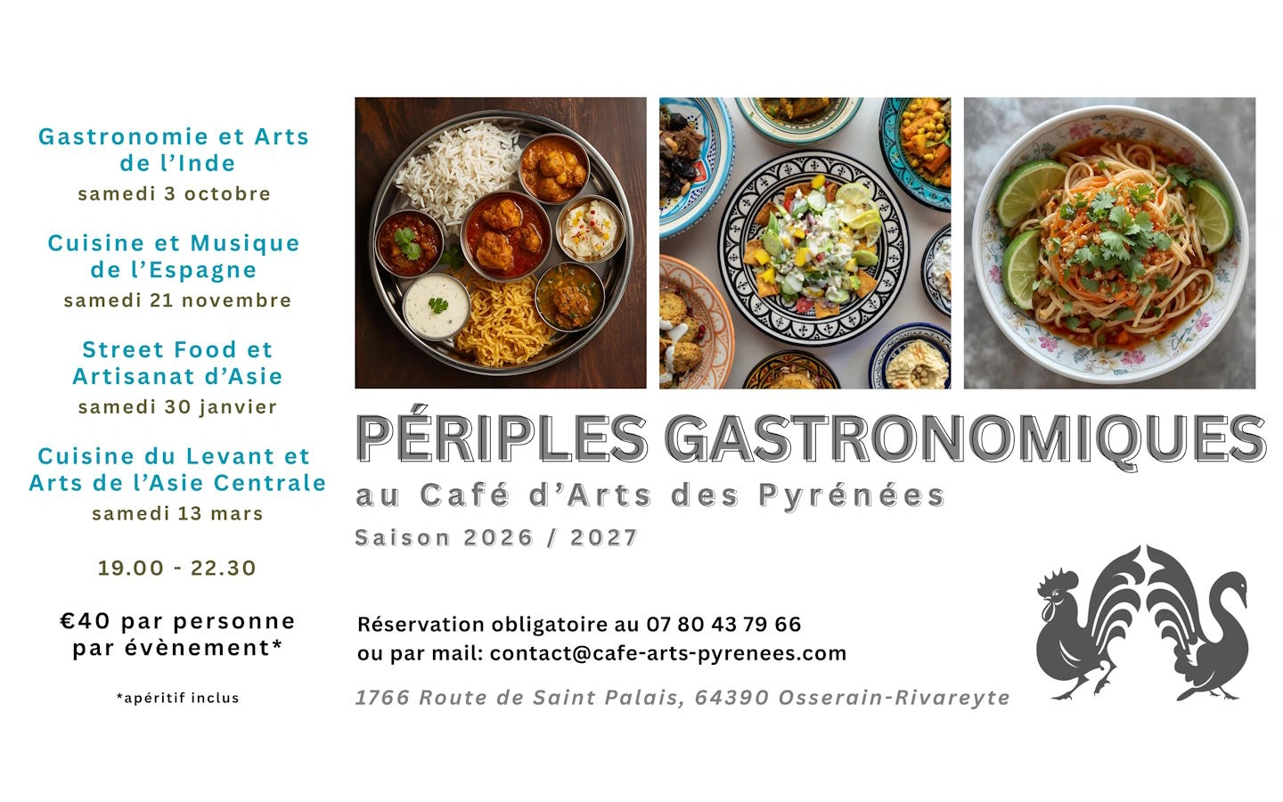 Soirée "Périples Gatronomiques" : Street food et artisanat d'Asie