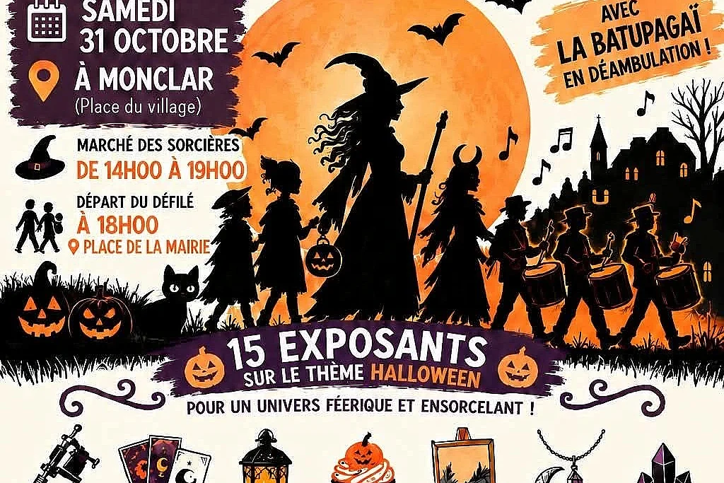 Monclar fête Halloween !