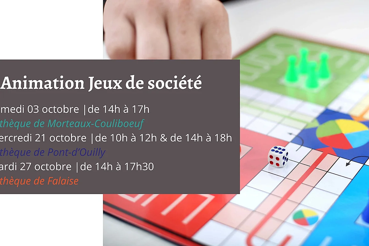 Animation jeux de société