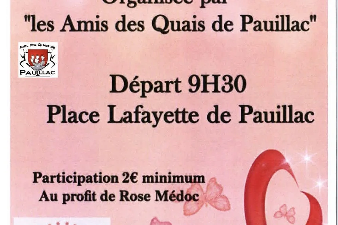 Octobre Rose 2026 : Marche solidaire à Pauillac