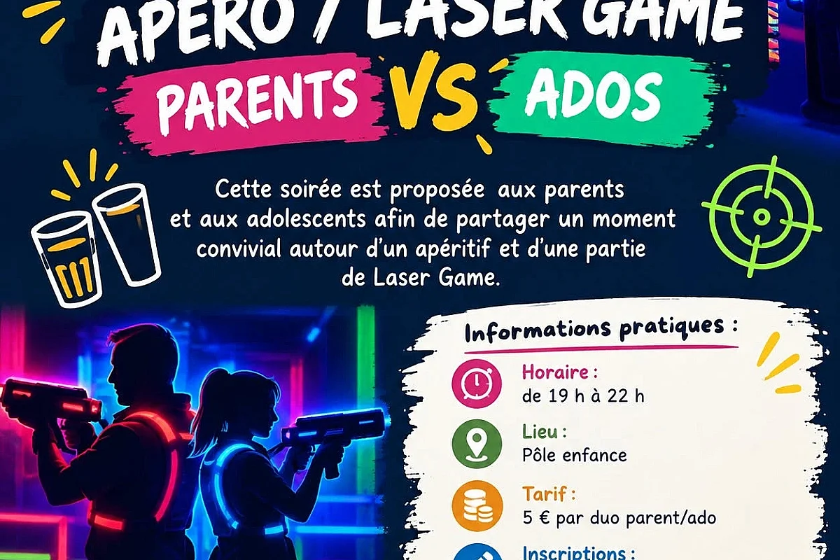 Soirée apéro / laser game