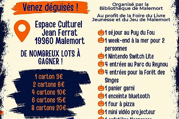 Loto spécial Halloween