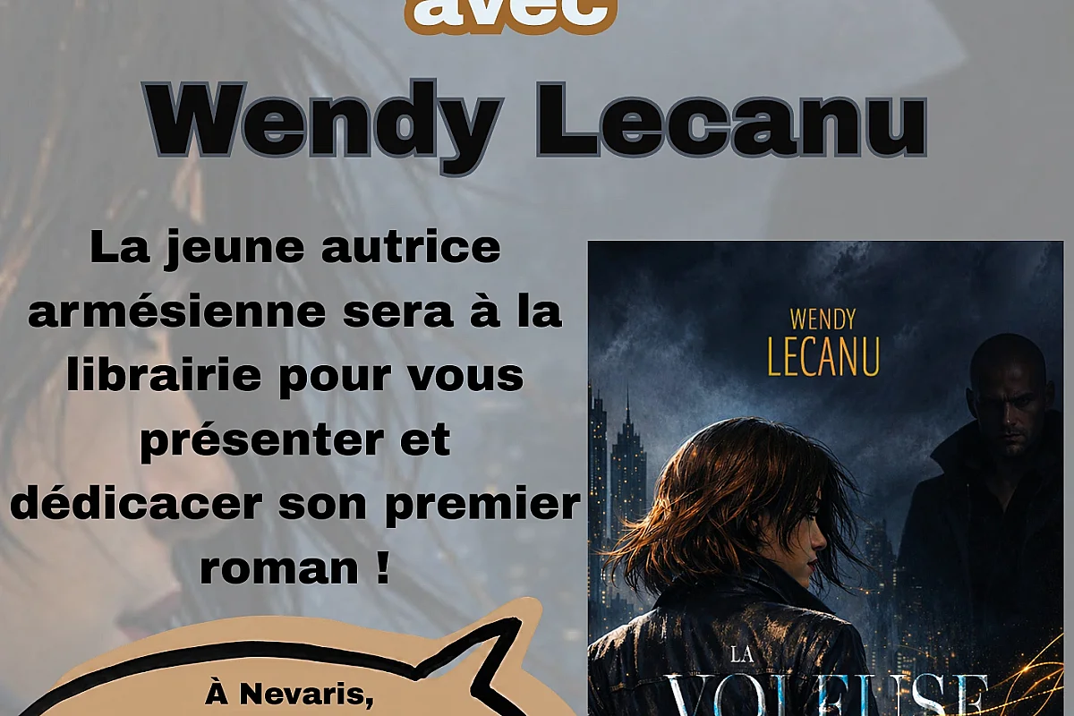 Séance de dédicace avec Wendy Lecanu