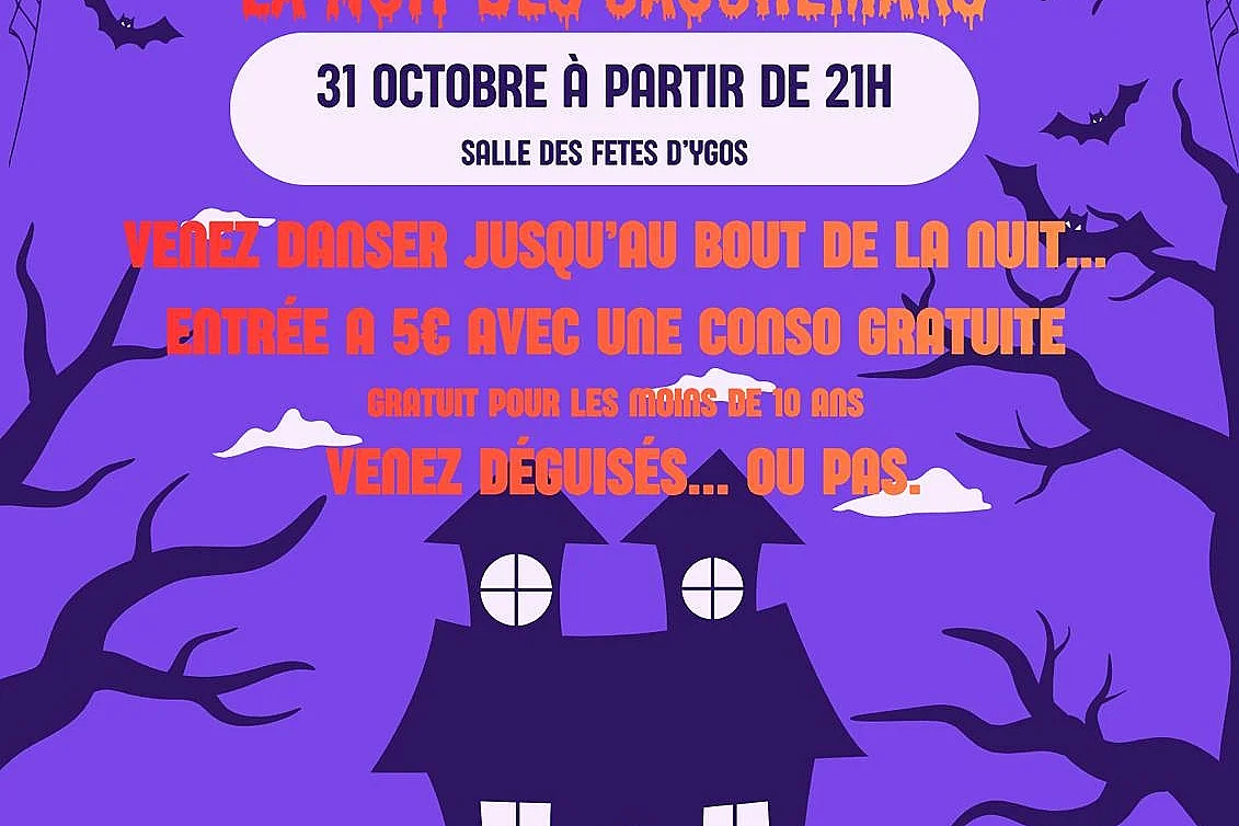 Bal d'Halloween - La nuit des Cauchemars - APE du RPI d'OYA