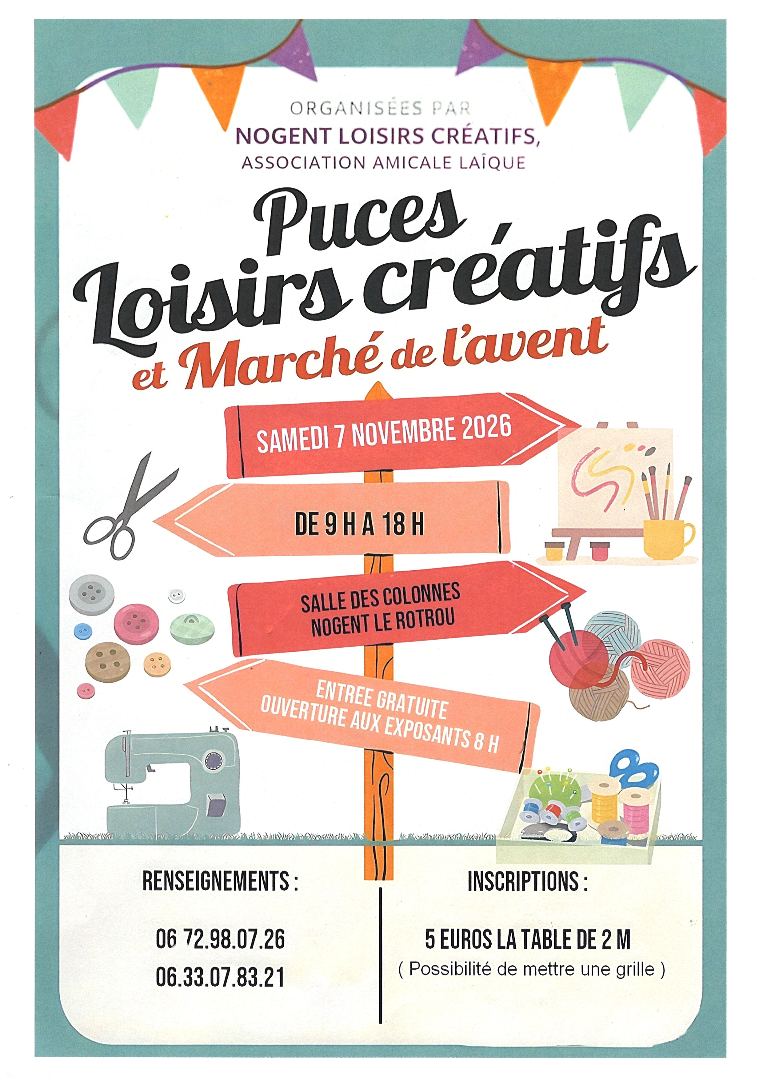 4ème Puces Créatives Loisirs Créatifs & Marché de l'Avent