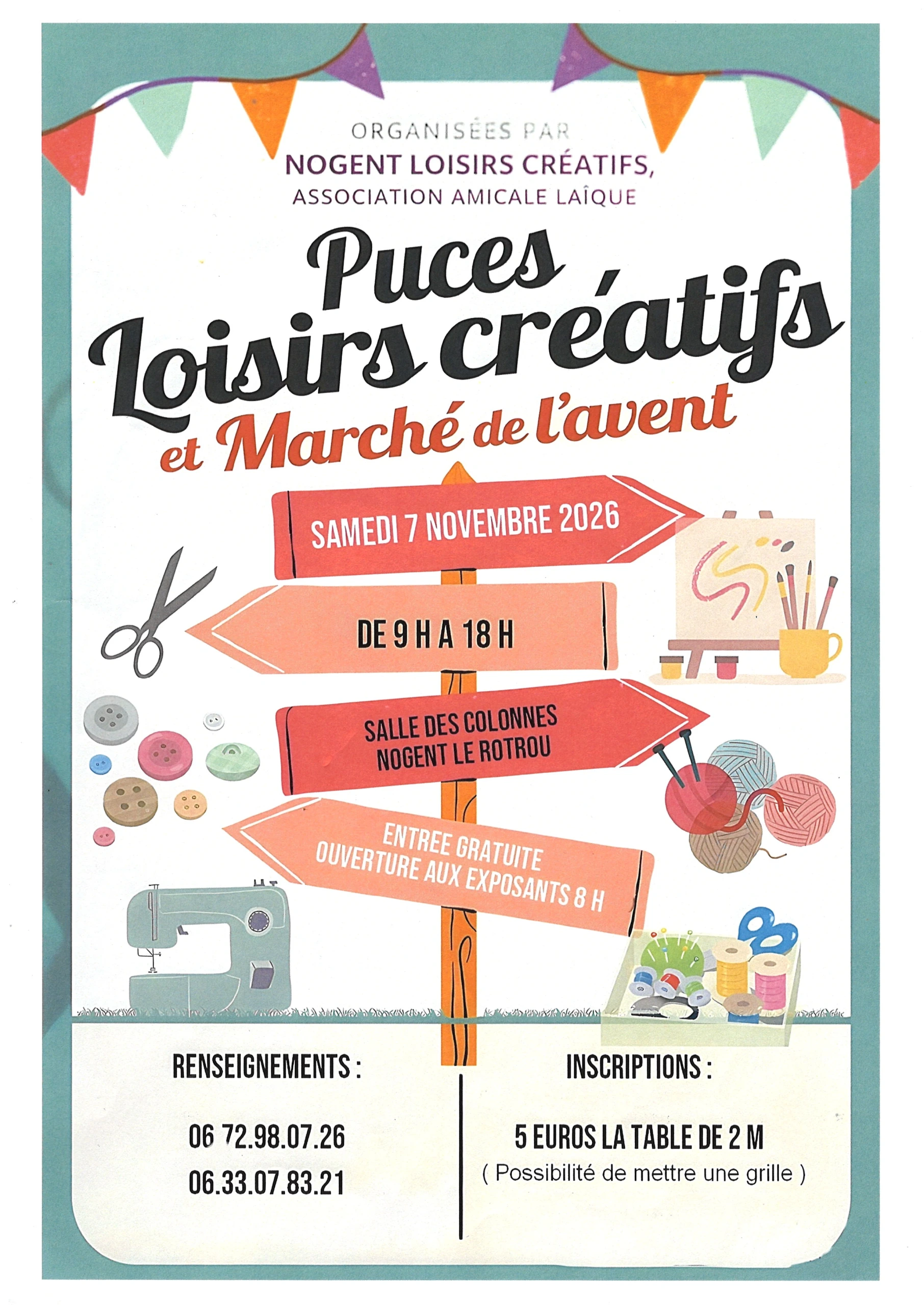 4ème Puces Créatives Loisirs Créatifs & Marché de l'Avent