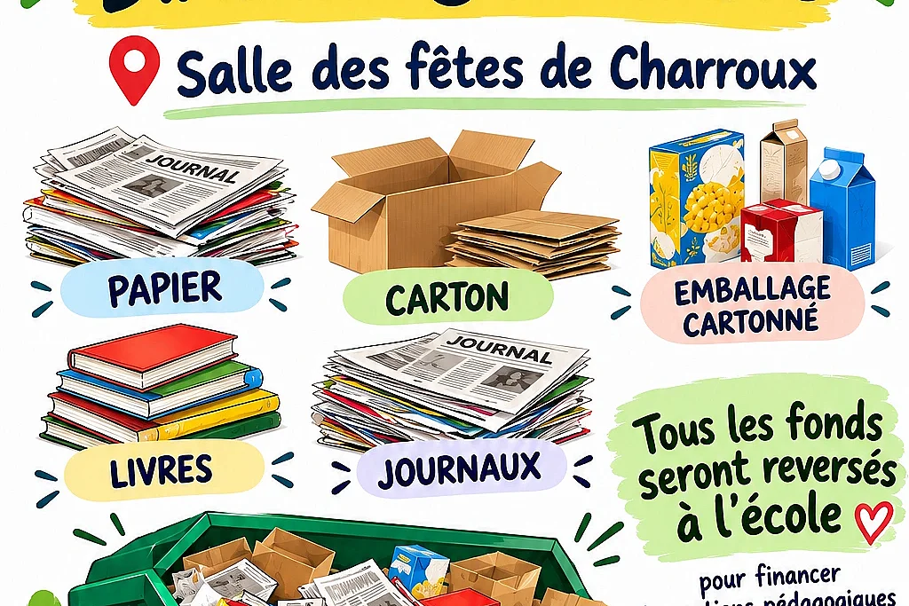 Benne à papier et carton