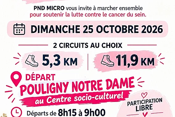 Randonnée solidaire octobre rose