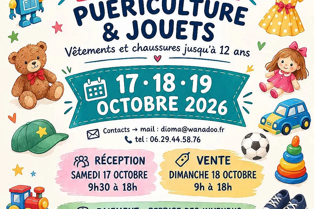 Bourse, jouets et puériculture