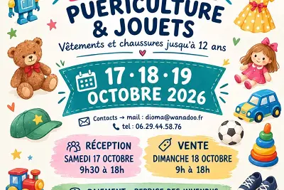 Bourse, jouets et puériculture
