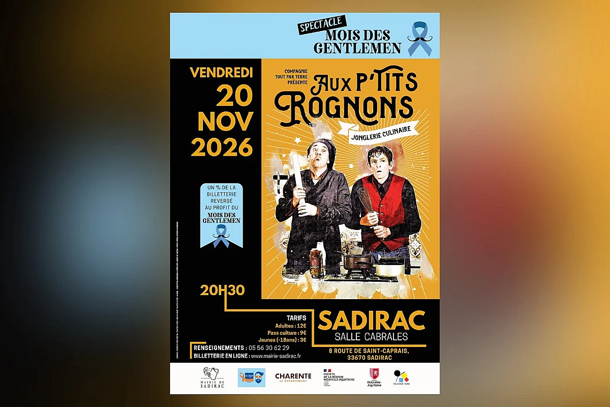 Spectacle « Aux P'tits Rognons » – Le mois des Gentlemen