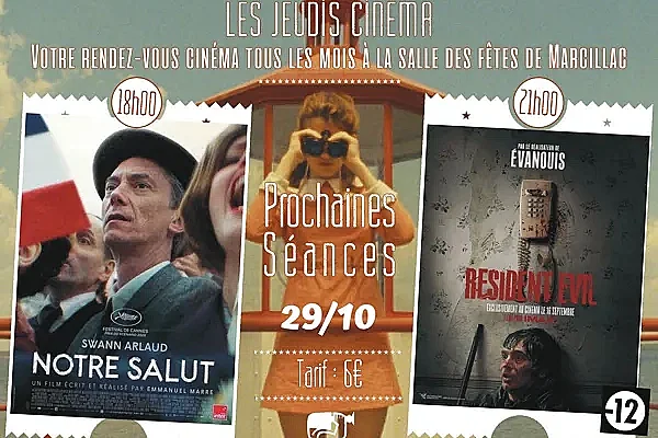 Jeudi cinéma - Marcillac- Octobre