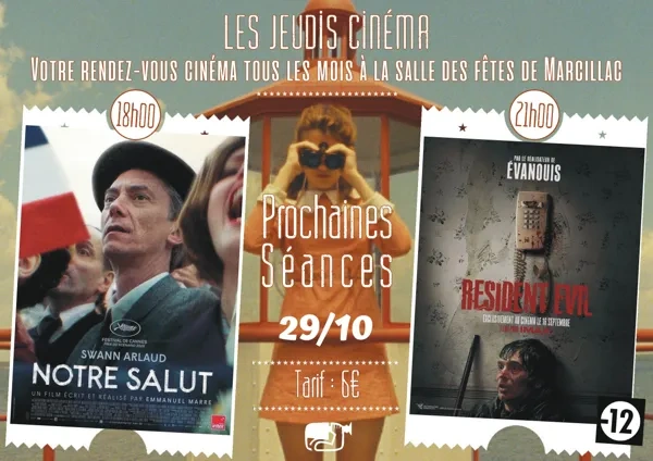 Jeudi cinéma - Marcillac- Octobre