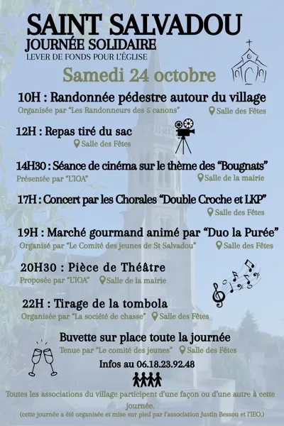 Journée solidaire pour l'église de Saint-Salvadou