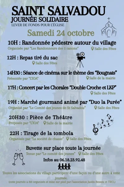 Journée solidaire pour l'église de Saint-Salvadou