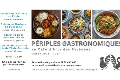 Soirée "Périples Gatronomiques" : Cuisine et musique d'Espagne