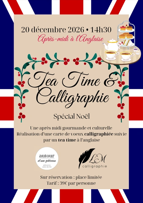Atelier réalisation de cartes de voeux calligraphiées à Niort