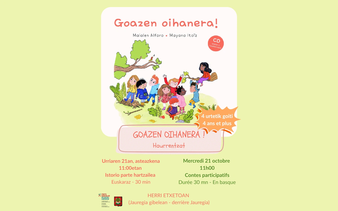 Contes participatifs pour les enfants