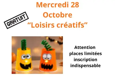 Atelier parent /enfants :  Loisirs créatifs