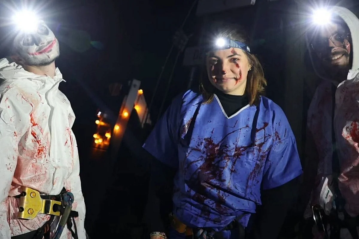 Soirée accrobranche nocturne Halloween