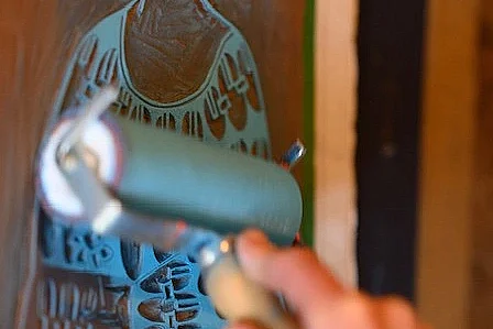 Atelier de linogravure avec Laurence Nobile