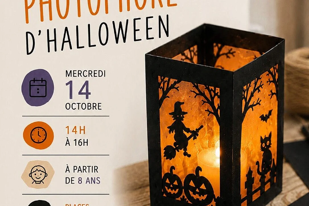 MÉDIATHÈQUE – ATELIER ENFANT : CRÉATION D'UN PHOTOPHORE D'HALLOWEEN