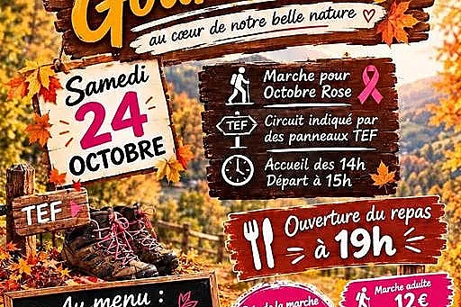 Thilay en fête , marche gourmande pour octobre rose