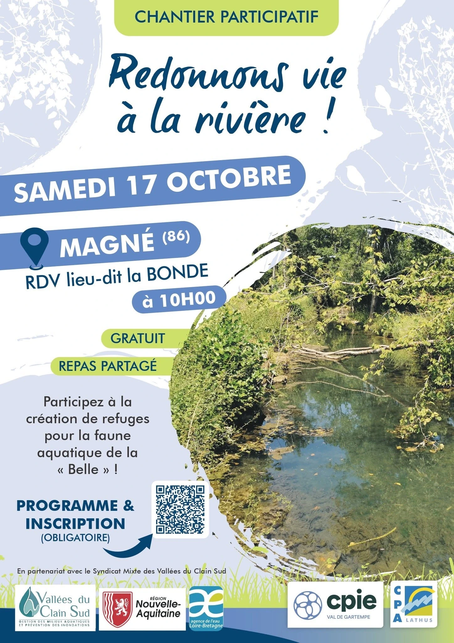 Chantir participatif : Redonnons vie à la rivière !