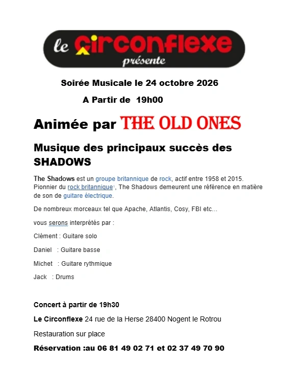 Soirée musicale au Circonflexe