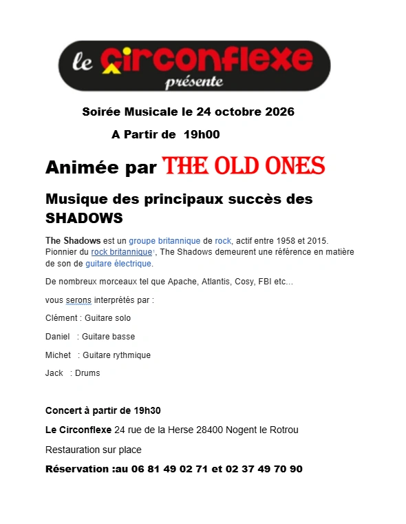 Soirée musicale au Circonflexe