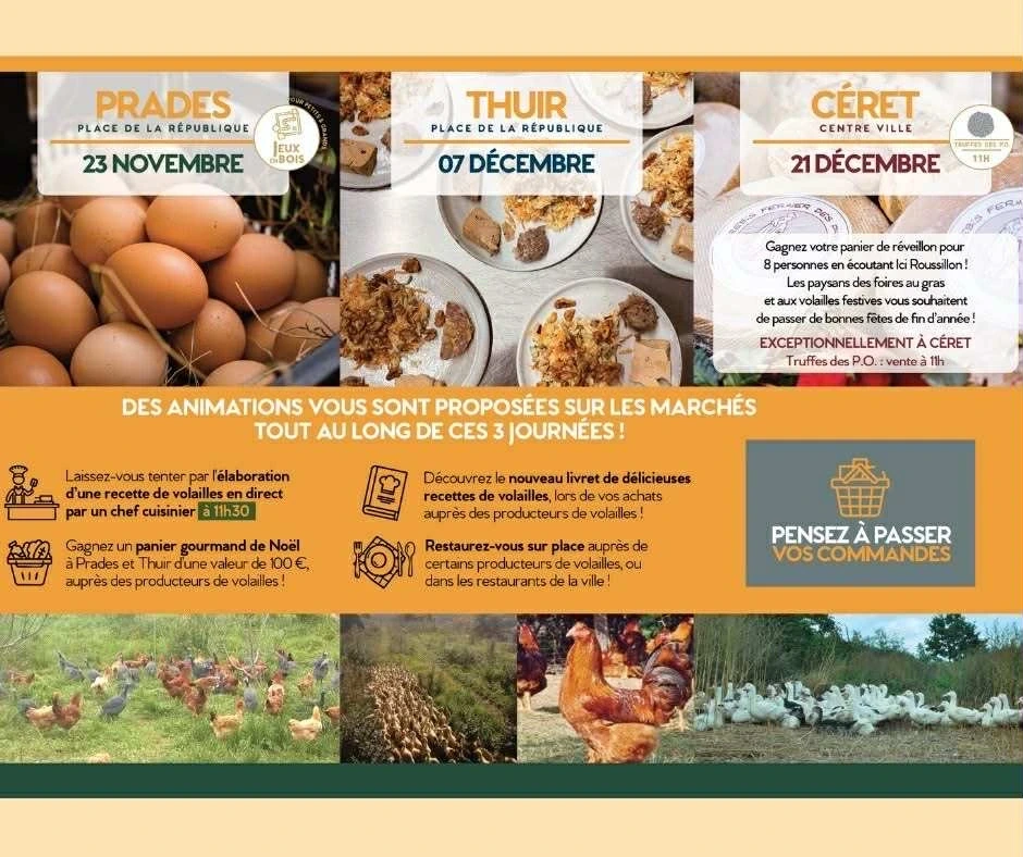 FOIRE AU GRAS ET AUX VOLAILLES FESTIVES