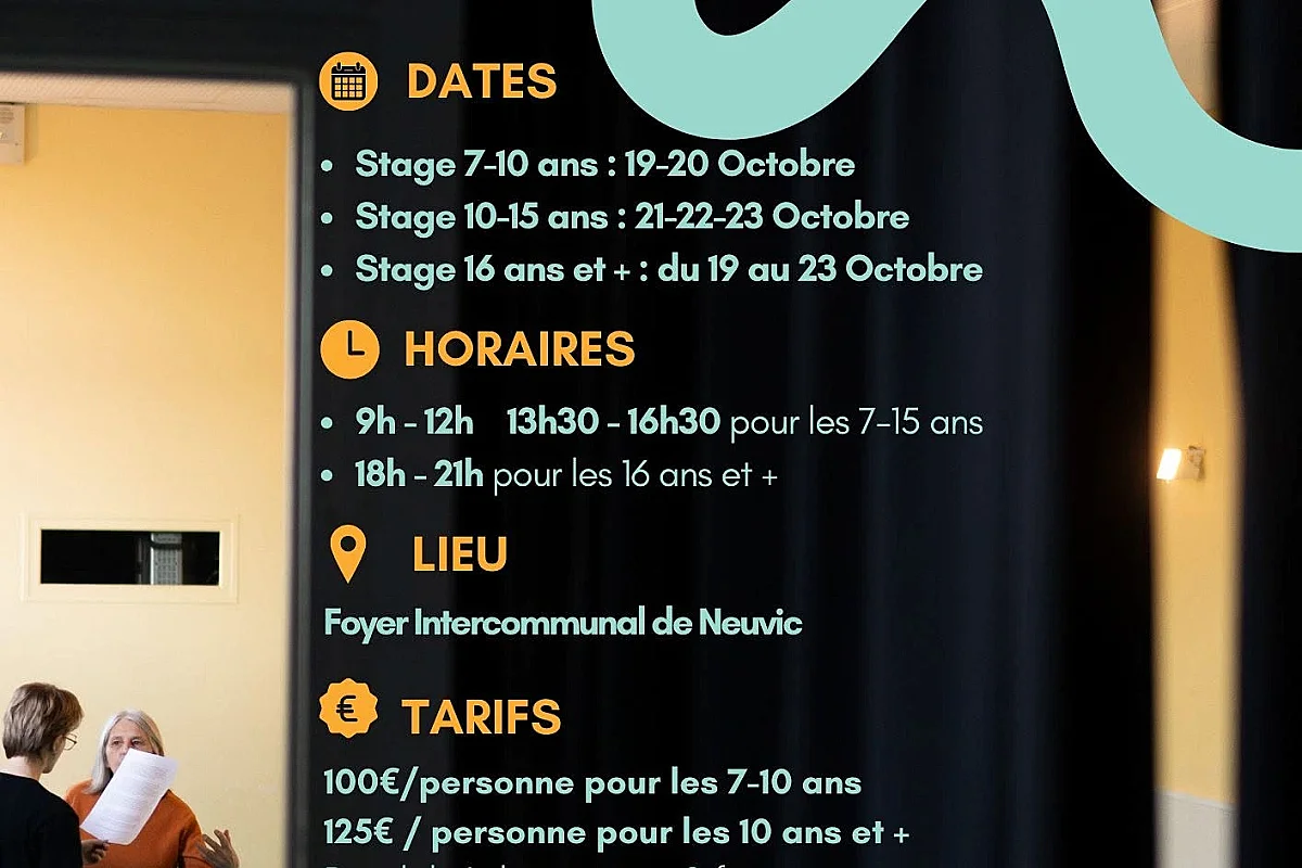 Stages de théâtre amateur