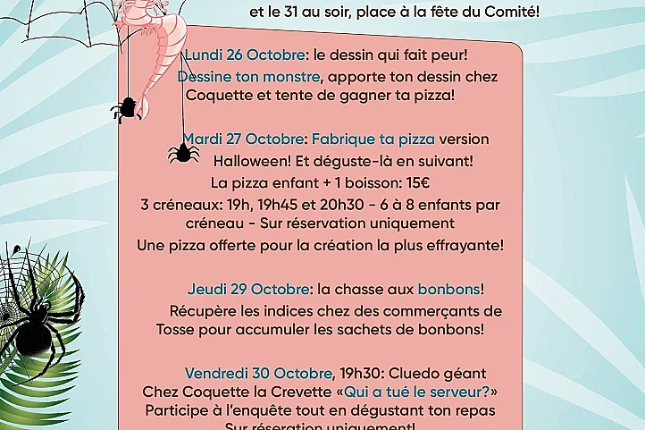 Halloween chez Coquette La Crevette