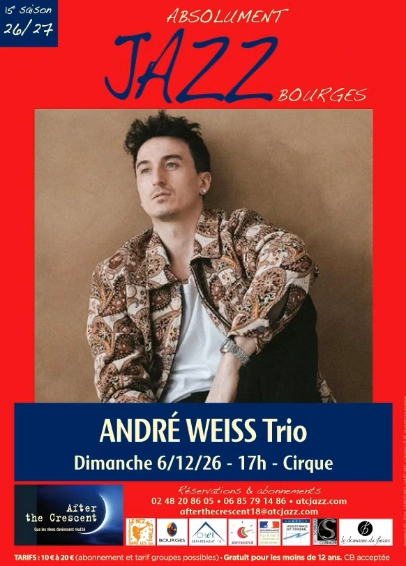 Concert Absolument Jazz : André Weiss Trio