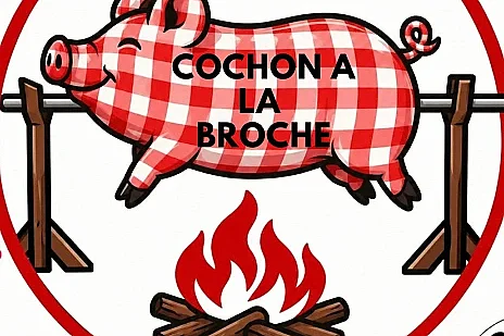 Cochon à la broche