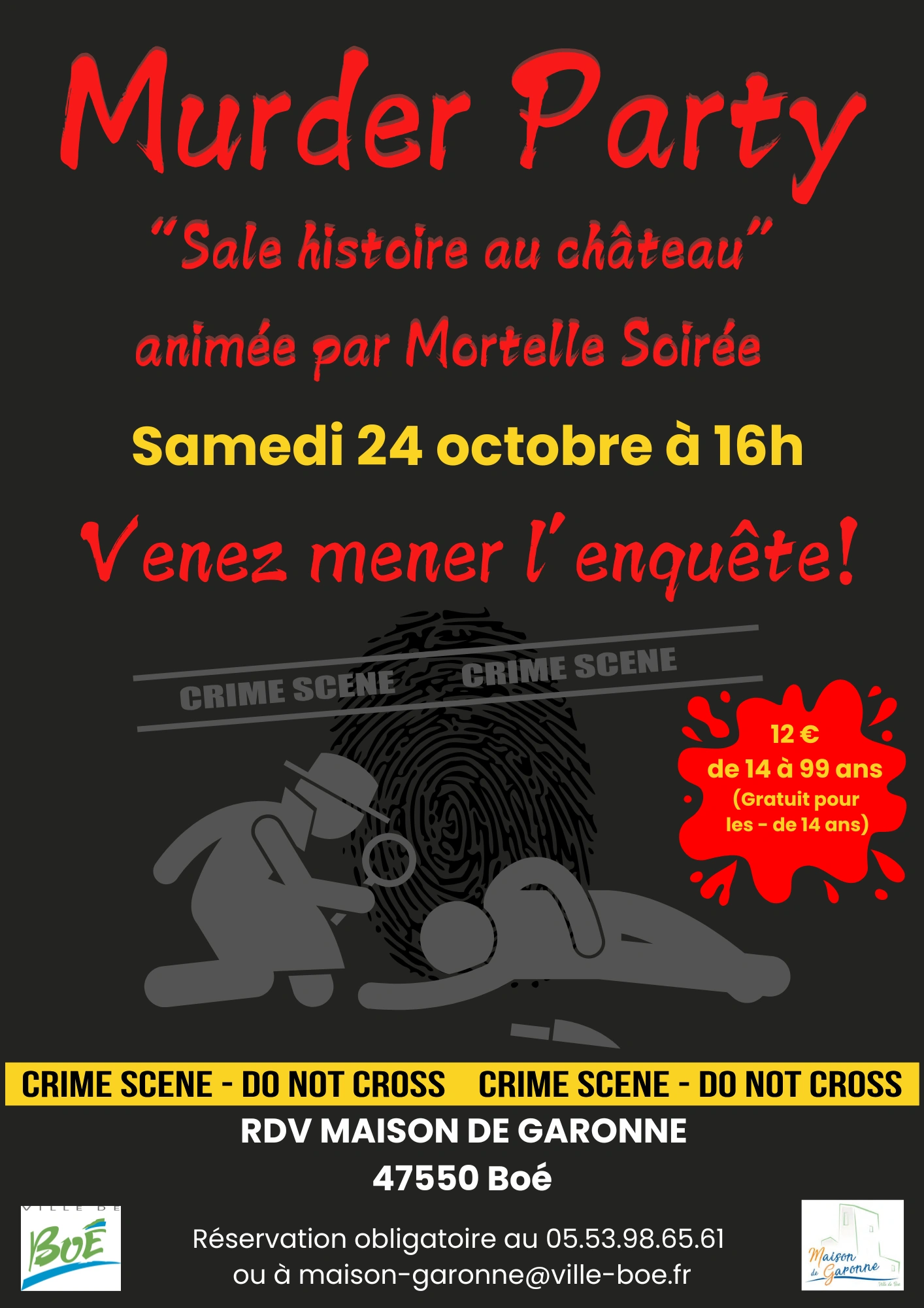 Murder Party « Enquête grandeur nature » !