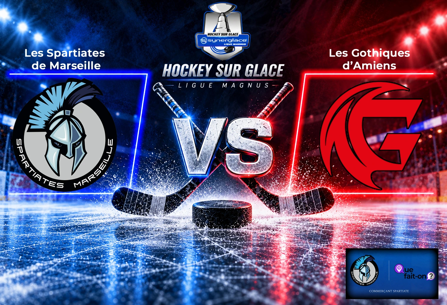 Les Spartiates de Marseille VS Les Gothiques d'Amiens