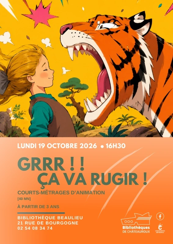 Projection jeune public : Grr, ça va rugir !