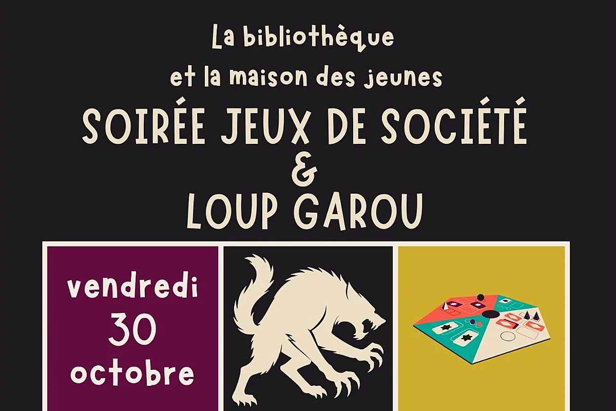Bibliothèque : Soirée jeux de société et Loup-garou