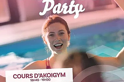SOIREE PINK POOL PARTY : COURS D’AKOIGYM - SPÉCIAL FEMME